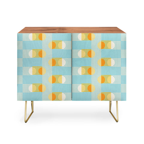 Mirimo Sun and Moon Grid Credenza