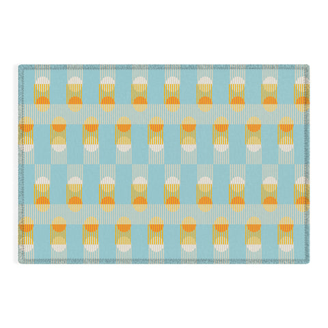 Mirimo Sun and Moon Grid Outdoor Rug