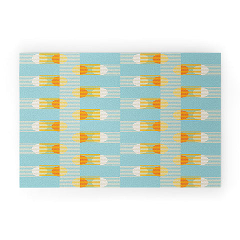 Mirimo Sun and Moon Grid Welcome Mat