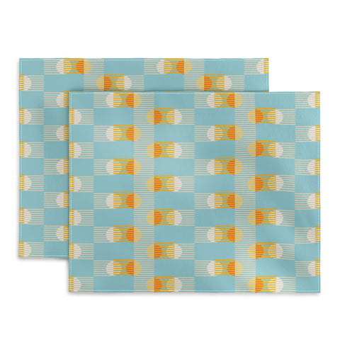 Mirimo Sun and Moon Grid Placemat