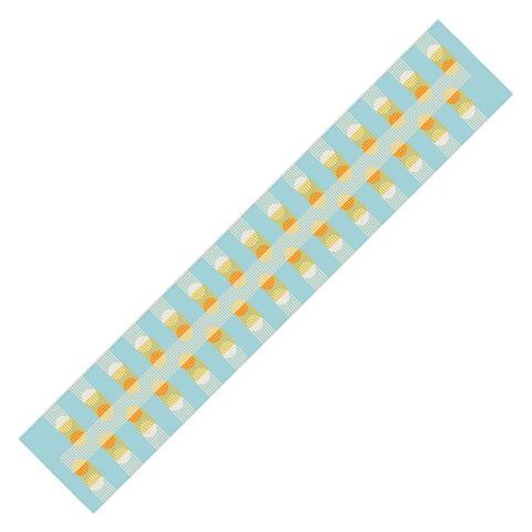 Mirimo Sun and Moon Grid Table Runner