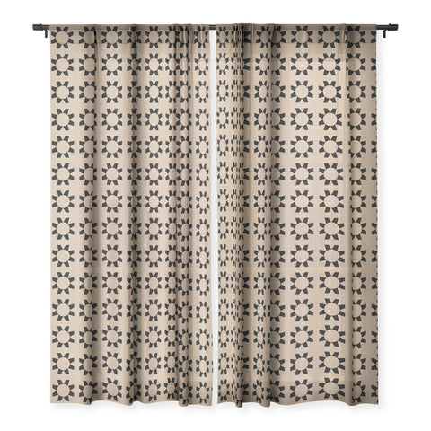 Mirimo Sunflor Black Sheer Window Curtain