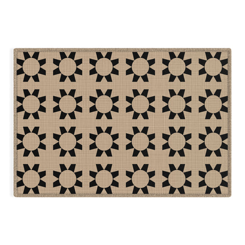 Mirimo Sunflor Black Outdoor Rug