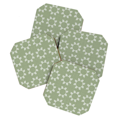 Mirimo Sunflor Olive Coaster Set