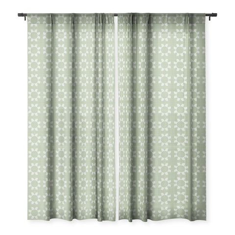Mirimo Sunflor Olive Sheer Window Curtain