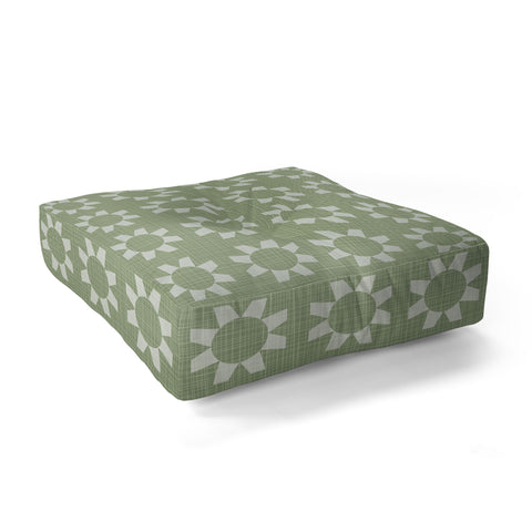 Mirimo Sunflor Olive Floor Pillow Square