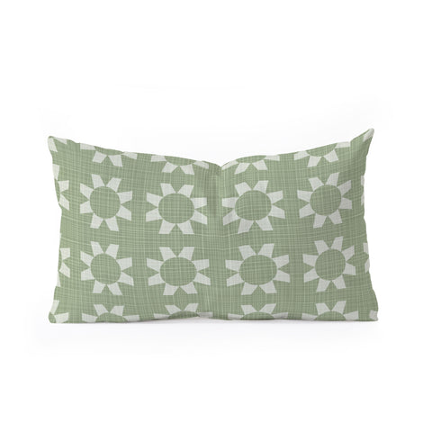 Mirimo Sunflor Olive Oblong Throw Pillow