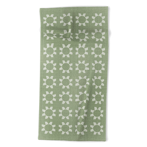 Mirimo Sunflor Olive Beach Towel
