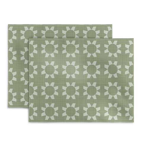 Mirimo Sunflor Olive Placemat