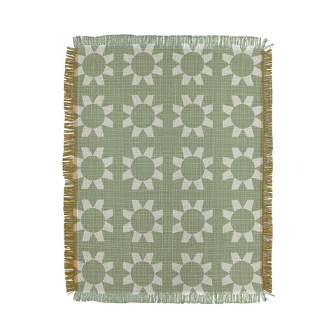 Mirimo Sunflor Olive Throw Blanket