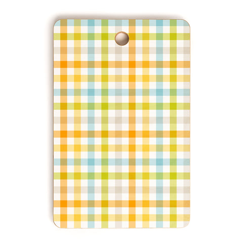 Mirimo Sunny Gingham Cutting Board Rectangle