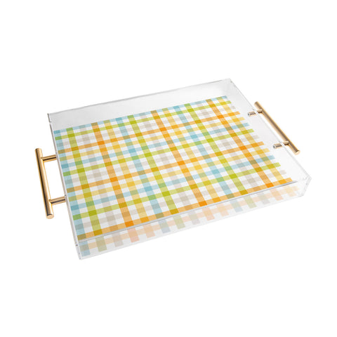 Mirimo Sunny Gingham Acrylic Tray