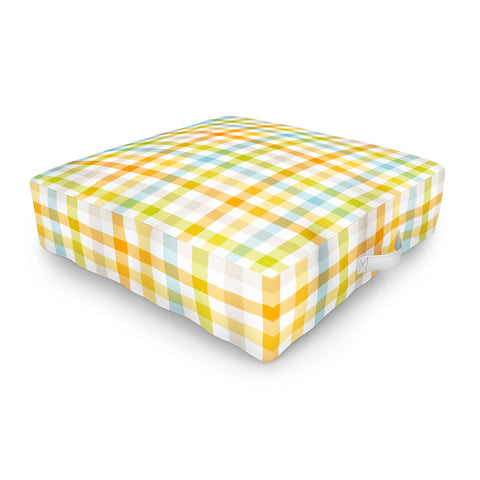 Mirimo Sunny Gingham Outdoor Floor Cushion