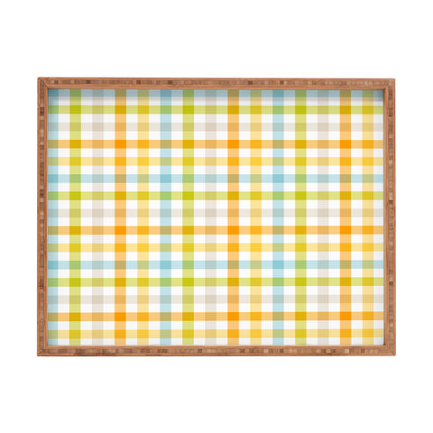 Mirimo Sunny Gingham Rectangular Tray