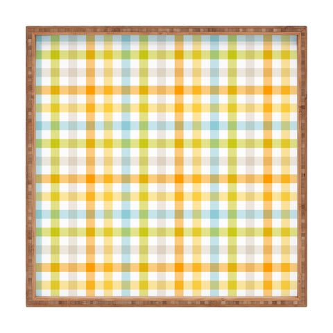 Mirimo Sunny Gingham Square Tray