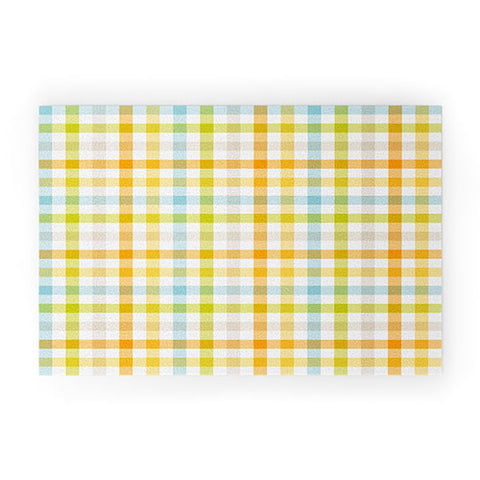 Mirimo Sunny Gingham Welcome Mat