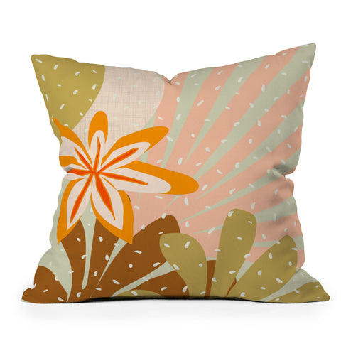 Mirimo Sunrise in Desert Outdoor Throw Pillow