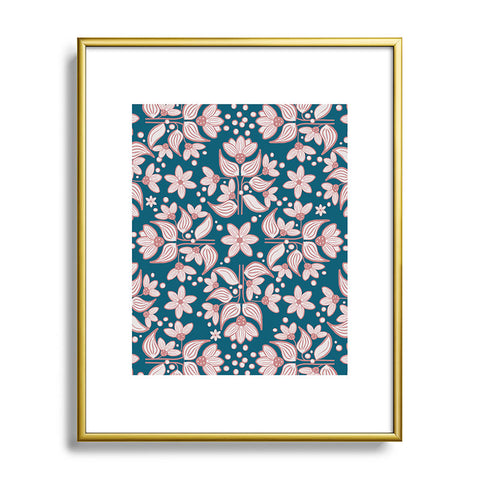 Mirimo Sweet Florentia garden Metal Framed Art Print