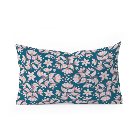 Mirimo Sweet Florentia garden Oblong Throw Pillow