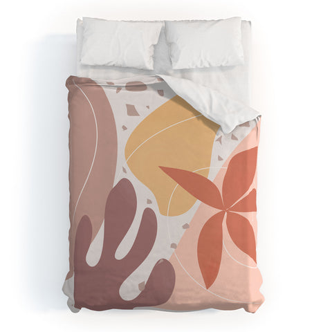 Mirimo Terracotta Blooms Duvet Cover