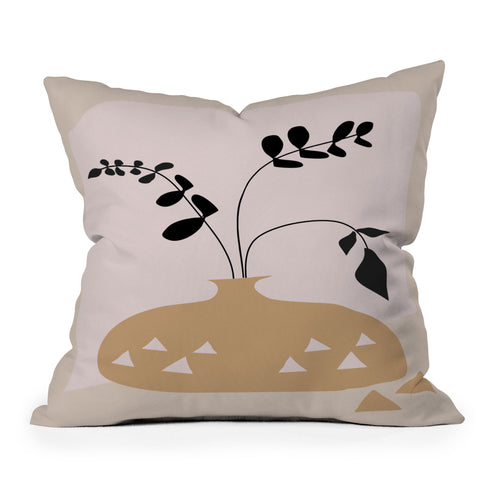 Mirimo Terracotta Vase Outdoor Throw Pillow