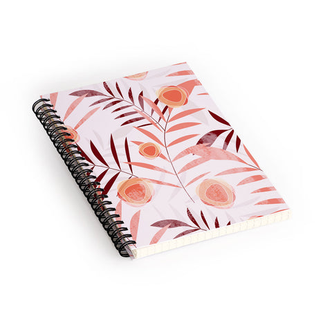 Mirimo Textured Summer Flora Spiral Notebook
