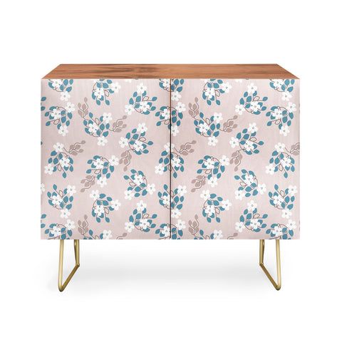Mirimo Tiny White Flowers Credenza