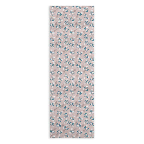 Mirimo Tiny White Flowers Yoga Towel