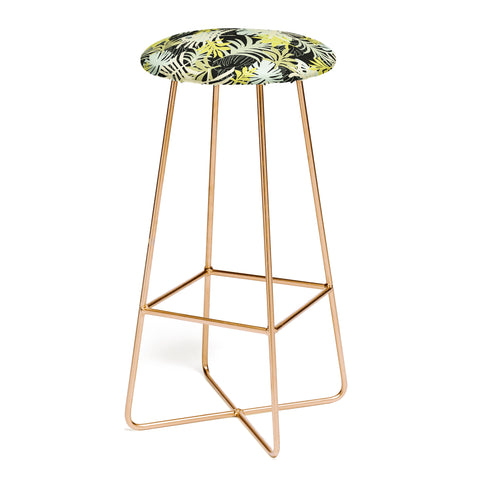 Mirimo Tropical Green Foliage Bar Stool