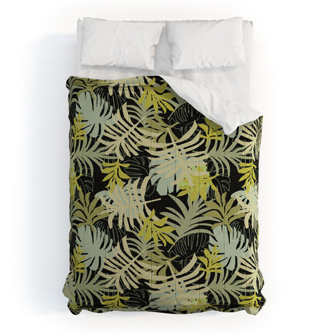 Mirimo Tropical Green Foliage Comforter