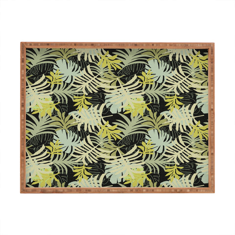 Mirimo Tropical Green Foliage Rectangular Tray