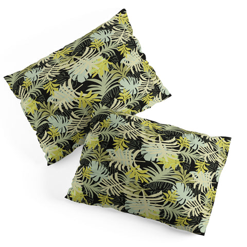 Mirimo Tropical Green Foliage Pillow Shams