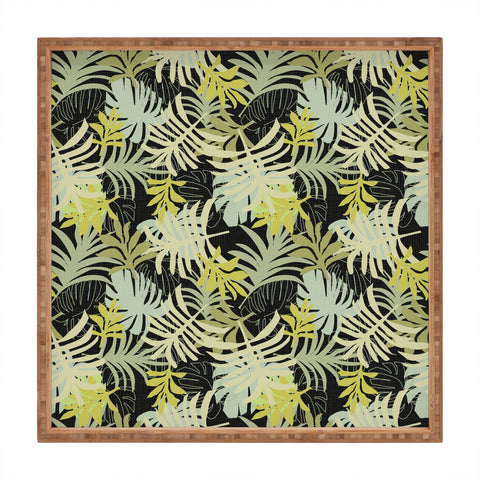Mirimo Tropical Green Foliage Square Tray