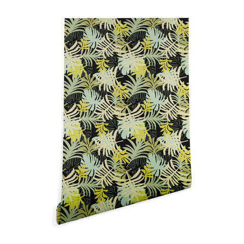 Mirimo Tropical Green Foliage Wallpaper