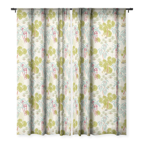 Mirimo Tropical Spring Sheer Window Curtain