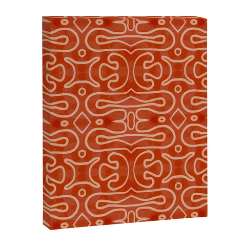 Mirimo Venexiana Burnt Orange Art Canvas