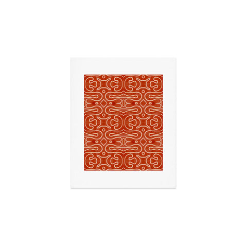 Mirimo Venexiana Burnt Orange Art Print