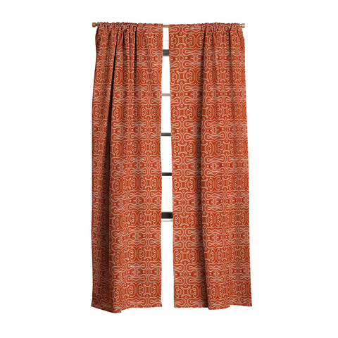 Mirimo Venexiana Burnt Orange Blackout Window Curtain