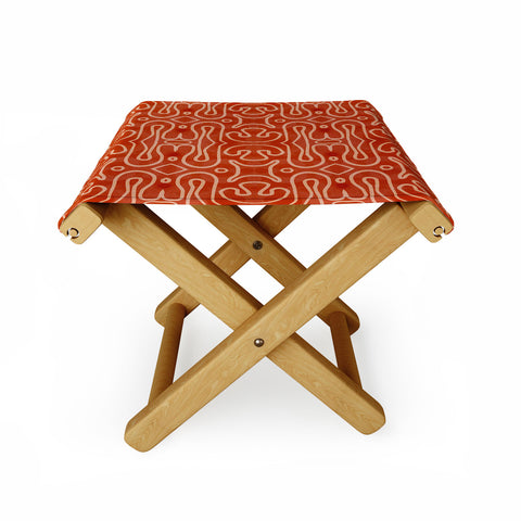Mirimo Venexiana Burnt Orange Folding Stool