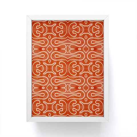 Mirimo Venexiana Burnt Orange Framed Mini Art Print
