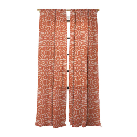 Mirimo Venexiana Burnt Orange Sheer Non Repeat