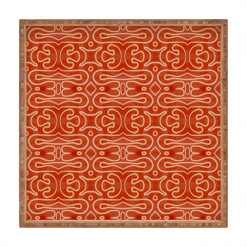 Mirimo Venexiana Burnt Orange Square Tray