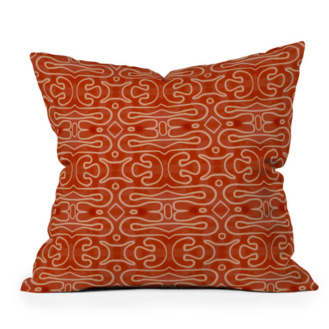 Mirimo Venexiana Burnt Orange Throw Pillow