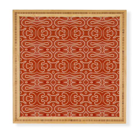 Mirimo Venexiana Burnt Orange Framed Wall Art