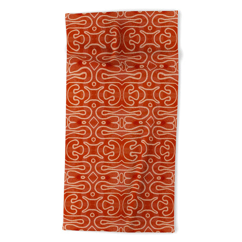 Mirimo Venexiana Burnt Orange Beach Towel