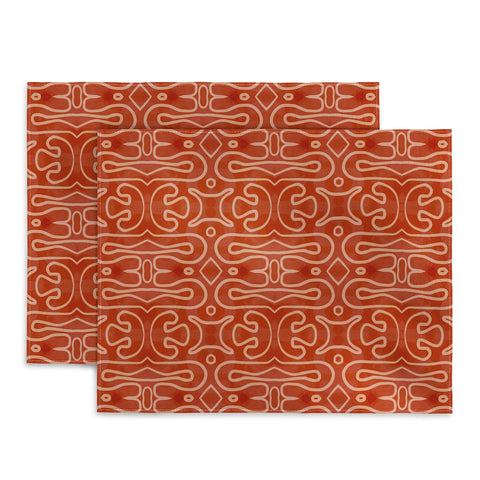 Mirimo Venexiana Burnt Orange Placemat