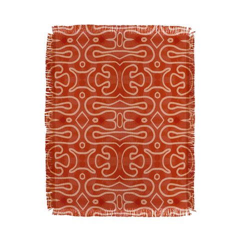 Mirimo Venexiana Burnt Orange Throw Blanket