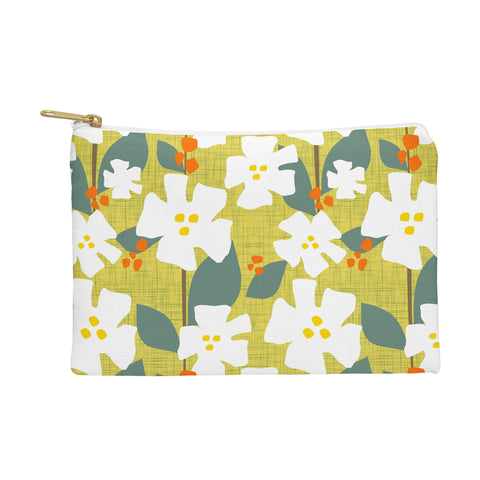 Mirimo White flowers and red berries Pouch