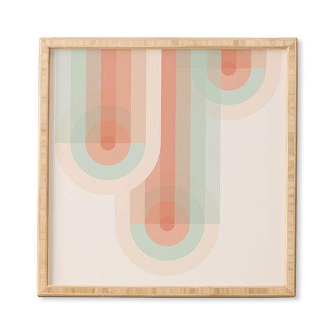 Mirimo Yoyo Peach Framed Wall Art