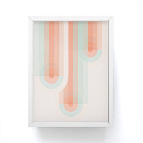 Mirimo Yoyo Peach Framed Mini Art Print